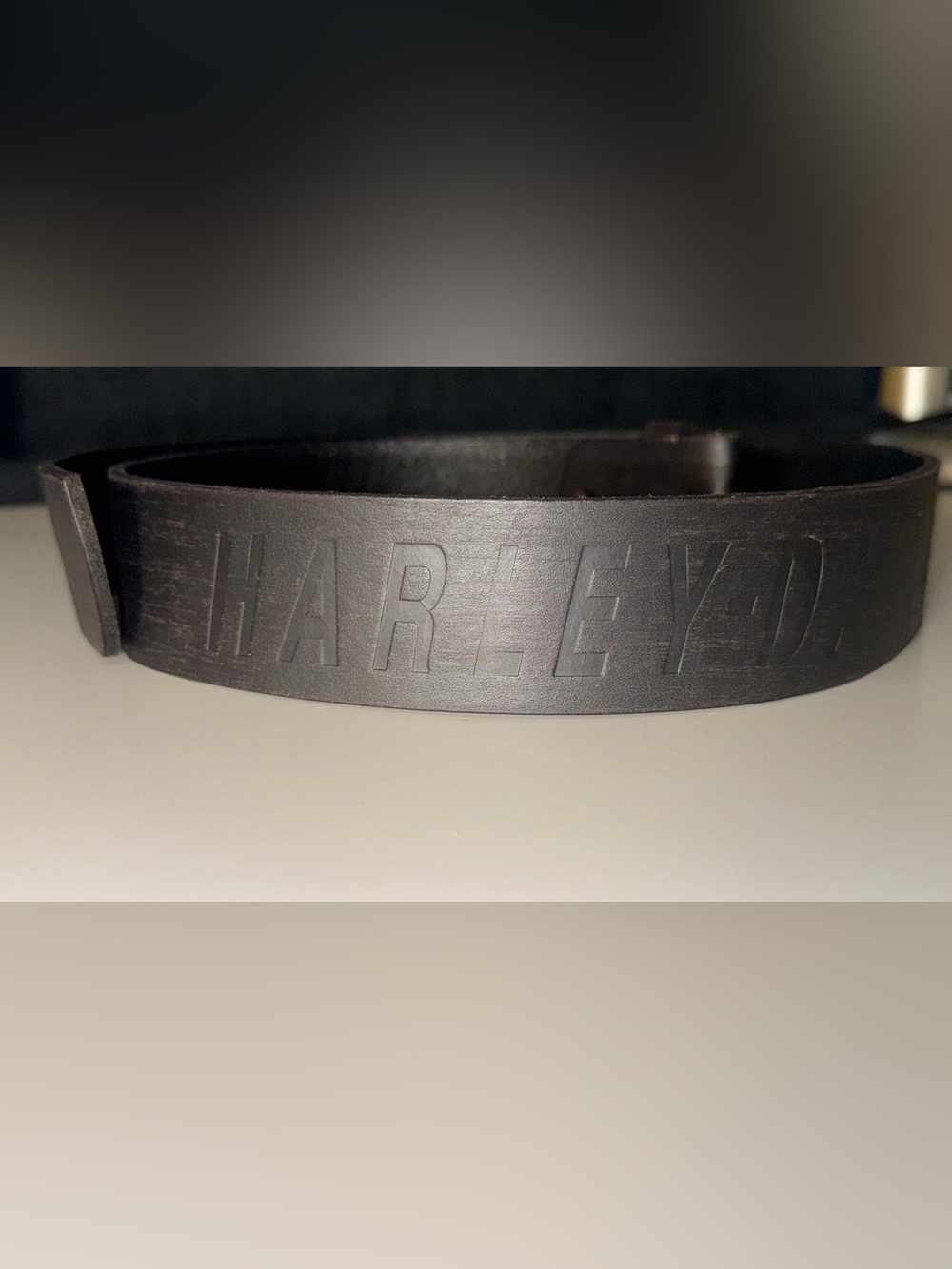NWOT Harley-Davidson Embossed Leather Belt-
 Sz 32